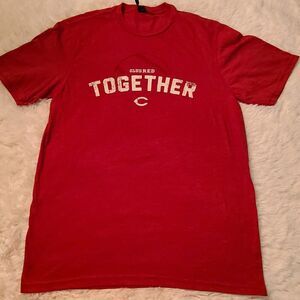 Cincinnati Reds Club Red Together T-Shirt Size Small S Red MLB Graphic Baseball